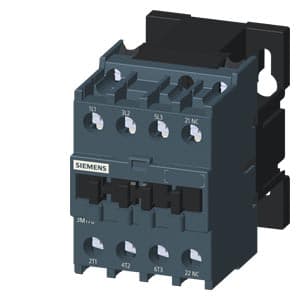 SIEMENS POWER CONTACTOR, SINOVA, 3MT7, 3P, 25…40A, 11kW, 1NC, 230VAC, SIZE S2