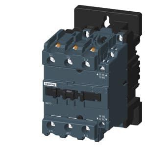 SIEMENS POWER CONTACTOR, SINOVA, 3MT7, 50…80A, 22kW, 1NO+1NC, 230VAC, SIZE S3