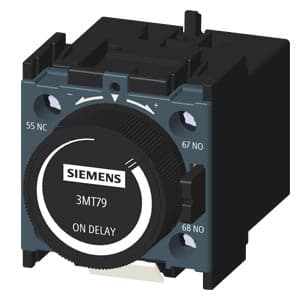 SIEMENS ACC CONTACTOR, SINOVA, 3MT7, PNEUMATIC TIMER, 1NO+1NC, ON DELAY 0,1...30 SECOND