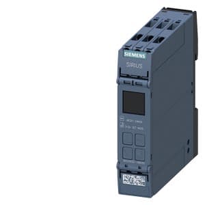 SIEMENS MONITORING RELAYS, TEMPERATURE RELAYS 3RS2, TEMPERATURE MONITORING RELAYS DIGITAL DEVICE, 1 SENSOR, 2 THRESHOLD VALUES, CONTACT 2 CO, PT100, PT1000, KTY83-110, KTY84, NTC, TYPE J, K, T, E, N, S, R, B, 24…240 VAC/DC