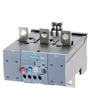 SIEMENS MOTOR STARTER OVERLOAD, 3RU5, 120...150A, FOR STAND ALONE INSTALLATION, SIZE S6