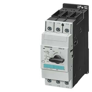 SIEMENS MOTOR STARTER PROTECTION, 3RV5, 3P, 28...40A, 18,5kW, 50kA, WITHOUT AUX SWITCH, SIZE S2
