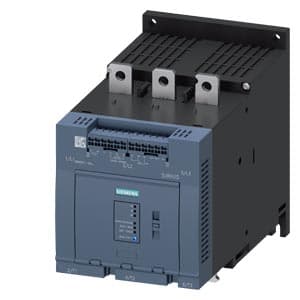 SIEMENS SOF STARTERS, 3RW5, 200-600 V 210 A, 110-250 V AC SPRING LOADED TERMINALS ANALOG OUTPUT
