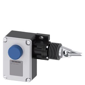 SIEMENS SIRIUS, 3SE71, CABLE-OPERATED SWITCH METAL ENCLOSURE, 1X M20X1.5; 1 NO+1 NC, LATCHING EN ISO 13850 AND PUSHBUTTON RELEASE, FOR WIRE LENGTHS UP TO 50 M
