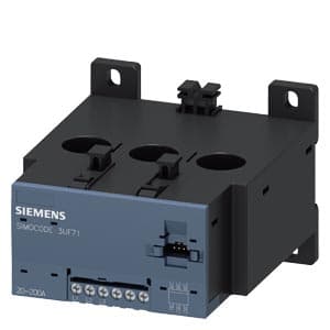 SIEMENS SIMOCODE, 3UF, CURRENT VOLTAGE MEASURING MODULE V2; SET CURRENT 20...200 A, VOLTAGE MEASUREMENT TO 690 V