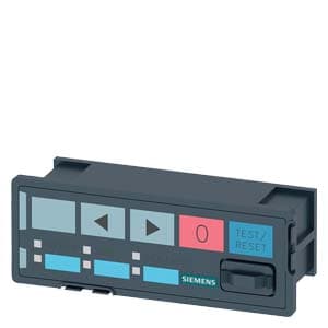 SIEMENS SIMOCODE, 3UF, OPERATOR PANEL TITANIUM GRAY, INSTALLATION IN CONTROL CABINET DOOR OR FRONT PLATE, CAN BE PLUGGED ONTO BASIC UNIT OR EXTENSION MODULES, 10 LEDS FOR STATUS DISPLAY AND 5 FREELY ASSIGNABLE KEYS FOR MANUAL CONTROL