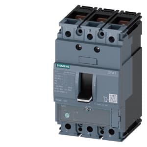 SIEMENS MCCB, 3VA1, 3P, 14...20A, 25kA, ADJUSTABLE TYPE, TM 220