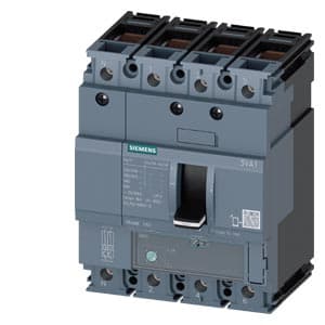 SIEMENS MCCB, 3VA1, 4P, 11...16A, 70kA, ADJUSTABLE TYPE, TM 220
