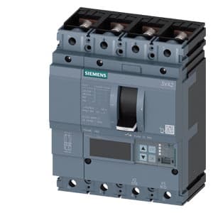 SIEMENS MCCB, 3VA2, 4P, 40...100A, 85kA, ADJUSTABLE TYPE, ETU560-LSIG