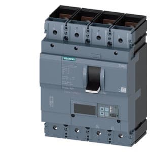 SIEMENS MCCB, 3VA2, 4P, 250...630A, 55kA, ADJUSTABLE TYPE, ETU 550