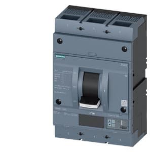 SIEMENS MCCB, 3VA2, 3P, 400...1000A, 85kA, ADJUSTABLE TYPE, ETU550-LSI