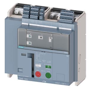 SIEMENS MCCB, 3VA2, 4P, 320...800A, 85kA, WITH 4 AUX, TRIP ALARM SWITCH, SHUNT RELEASE AND UNDERVOLTAGE RELEASE, ADJUSTABLE TYPE, ETU320-LI
