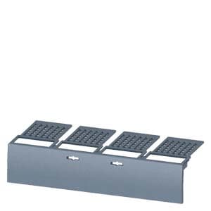 SIEMENS ACC, MCCB, TERMINAL COVER FOR PLUG-IN AND WITHDRAWABLE SOCKET ACCESSORY FOR: CIRCUIT BREAKER, 4-POLE 3VA20/21/22