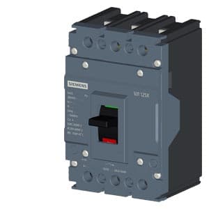 SIEMENS MCCB, 3VJ10, 3P, 16A, 10kA, NON ADJUSTABLE TYPE, TM