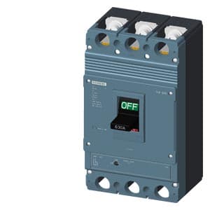 SIEMENS MCCB, 3VJ14, 3P, 630A, 36kA, NON ADJUSTABLE TYPE, TM