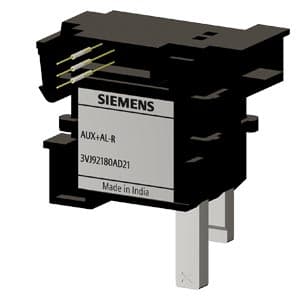 SIEMENS ACC MCCB, 3VJ, AUXILIARY SWITCH + ALARM SWITCH, RIGHT CAVITY VARIANTS, FOR 3VJ12