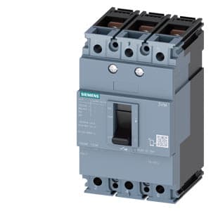 SIEMENS MCCB, 3VM1, 3P, 40A, 25kA, NON ADJUSTABLE TYPE, TM 210