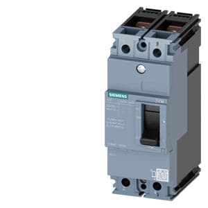 SIEMENS MCCB, 3VM1, 2P, 40A, 36kA, NON ADJUSTABLE TYPE, TM 210