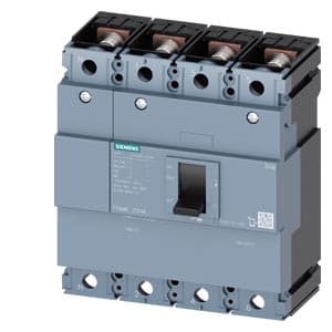 SIEMENS MCCB, 3VM1, 4P, 200A, 36kA, NON ADJUSTABLE TYPE, TM 210