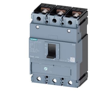 SIEMENS MCCB, 3VM1, 3P, 175...250A, 36kA, ADJUSTABLE TYPE, TM 220
