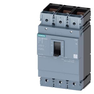 SIEMENS MCCB, 3VM1, 3P, 400A, 55kA, NON ADJUSTABLE TYPE, TM 210