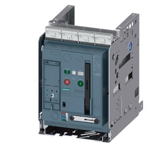 SIEMENS ACB, 3WA, 3P, 1250A, 55kA, D/O, ETU300-LSI