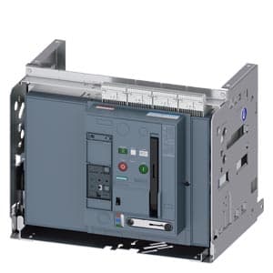 SIEMENS ACB, 3WA, 4P, 1250A, 100kA, D/O, ETU300-LSI