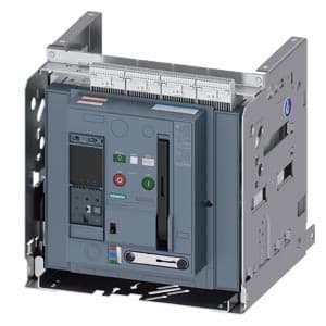SIEMENS ACB, 3WA, 3P, 3200A, 66kA, D/O, ETU600-LSI