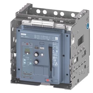 SIEMENS ACB, 3WJ, 3P, 2500A, 55kA, D/O, ETU350WJ-LSI