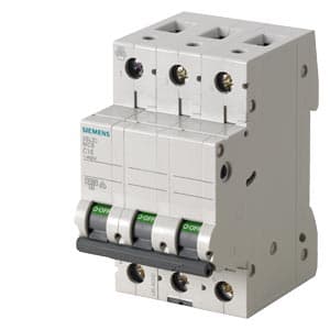SIEMENS MCB, 5SL, 3P, 2A, 4,5kA