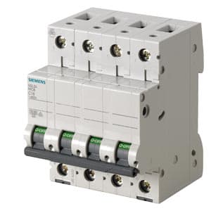 SIEMENS MCB, 5SL, 4P, 10A, 4,5kA
