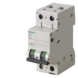 SIEMENS MCB, 5SL4, 2P, 6A, 10kA, B, CHINA