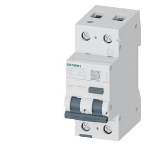 SIEMENS RCBO, RESIDUAL CURRENT PROTECTIVE DEVICES, 5SU9, WITH INTEGRAL OVERCURRENT PROTECTION 1P+N; 230 V AC; 4,5 kA, 63A