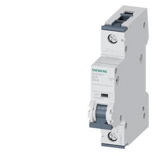 SIEMENS MCB, 5SY, 1P, 4A, 10kA, DC APPLICATION, EUROPE