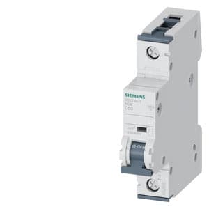 SIEMENS MCB, 5SY, 1P, 50A, 10kA, DC APPLICATION, EUROPE