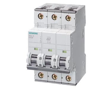 SIEMENS MCB, 5SY, 3P, 63A, 15kA