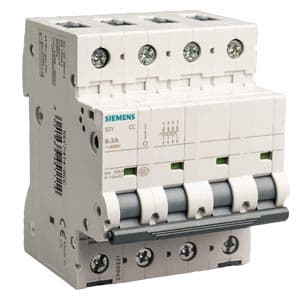 SIEMENS MCB, 5SY, 4P, 3A, 15kA