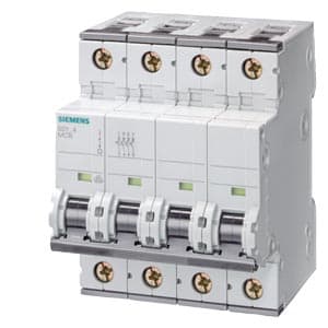 SIEMENS MCB, 5SY, 4P, 25A, 25kA