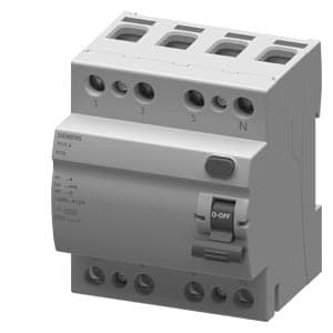 SIEMENS RCCB, 5TJ, 4P, 25A, 300mA
