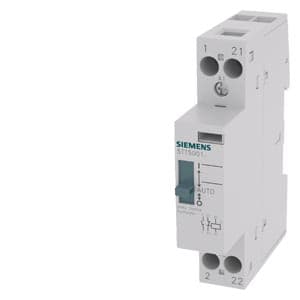 SIEMENS SWITCHING DEVICE, INSTA CONTACTORS WITH MANUAL SWITCH 0/I/AUTOMATIC, 20A, 1NO+1NC, 230VAC