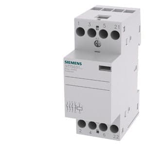 SIEMENS SWITCHING DEVICES, INSTA CONTACTORS WITHOUT MANUAL SWITCH 5TT5, 25A, 3 NO + 1 NC, 400 VAC