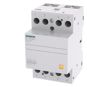 SIEMENS SWITCHING DEVICES, INSTA CONTACTORS WITHOUT MANUAL SWITCH, INSTA CONTACTORS WITHOUT MANUAL SWITCH, 5TT5, 40A, 4 NO, 400 VAC