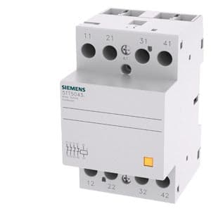 SIEMENS SWITCHING DEVICES, INSTA CONTACTORS WITHOUT MANUAL SWITCH, 5TT5, 40A, 4NC, 400 VAC