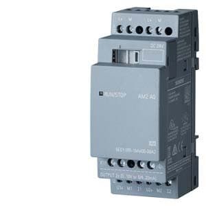 SIEMENS LOGO, AM2 AQ EXPANSION MODULE, PS: 24 V DC, 2 AO, 0-10 V, 0/4-20 mA FOR LOGO 8