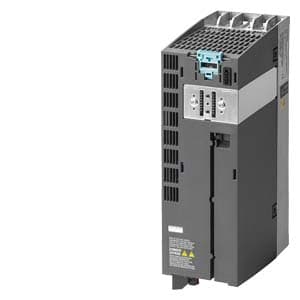 SIEMENS SINAMICS, POWER MODULE PM240-2 UNFILTERED WITH INTEGRATED BRAKING CHOPPER 380-480 V 3 AC +10/-10% 47-63 Hz POWER HIGH OVERLOAD: 0,55kW at 200% 3s, 150% 57s, 100% 240 s; AMBIENT TEMPERATURE -10 to +50 °C; POWER LOW OVERLOAD: 0,75kW