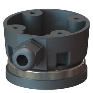 SIEMENS COMMANDING AND SIGNALING DEVICES, SIGNALING COLUMNS, 70 MM DIAMETER, MOUNTING, 8WD44, SIDE CABLE OUTLET WITH MAGNETIC FIXING