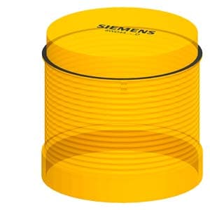 SIEMENS COMMANDING AND SIGNALING DEVICES, SIGNALING COLUMNS, 70 MM DIAMETER, LIGHT ELEMENTS WITH INTEGRATED FLASH LAMPS, ROTATING ELEMENTS, 8WD44, 24 VAC/DC YELLOW